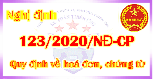 Nghị định 123/2020/NĐ-CP Về hóa đơn