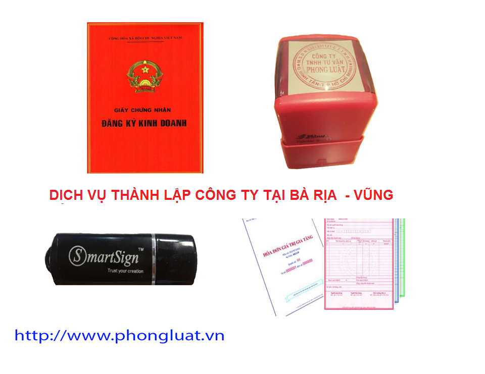 Dịch vụ thành lập công ty tại Bà Rịa Vũng Tàu